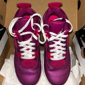Jordan Pink Sneakers with White Accents